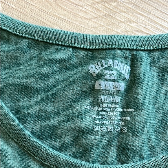 Green Billabong Tank Top Size XL - Picture 4 of 7